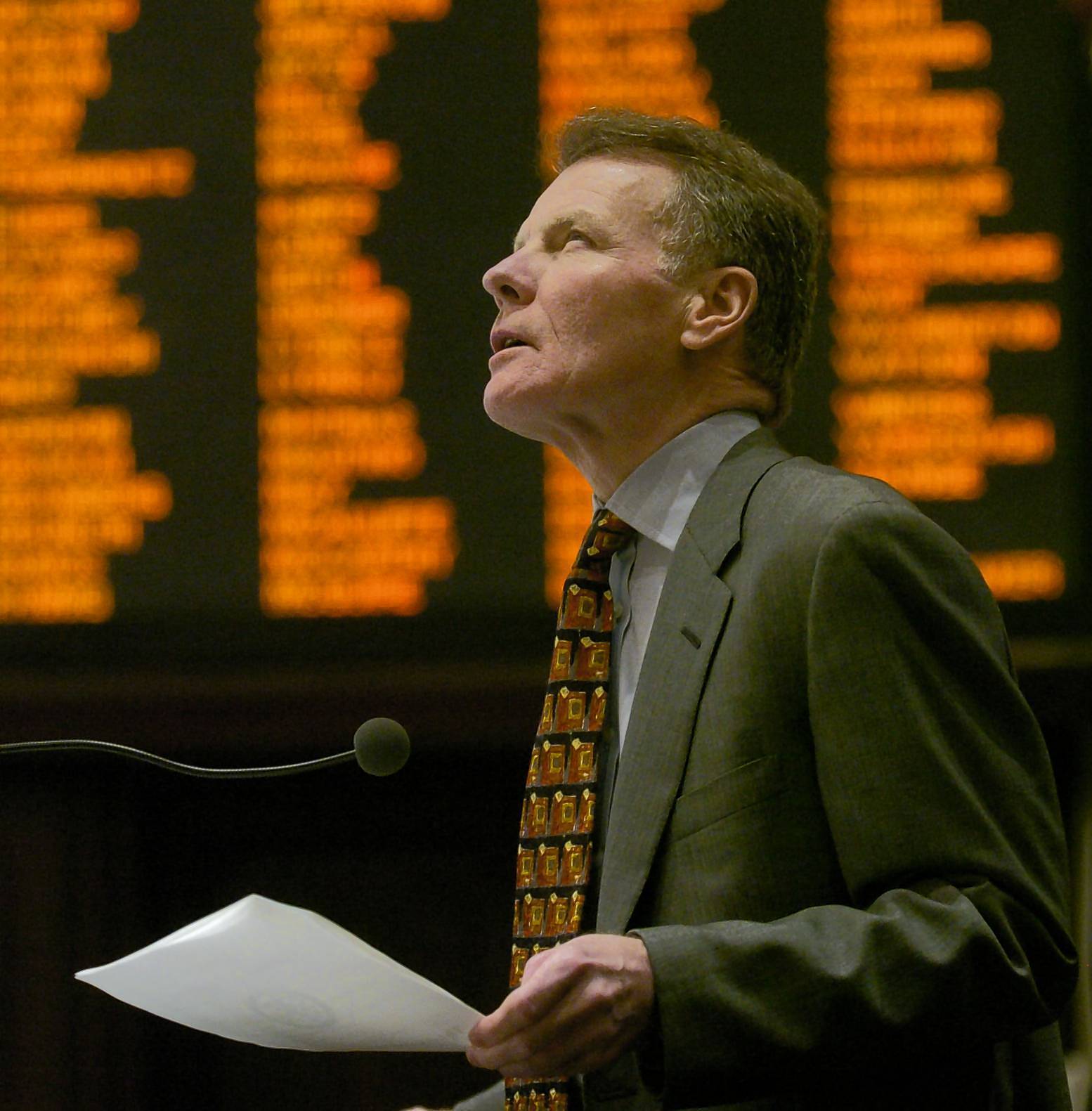 House Speaker Michael Madigan convenes the House on June 26,...