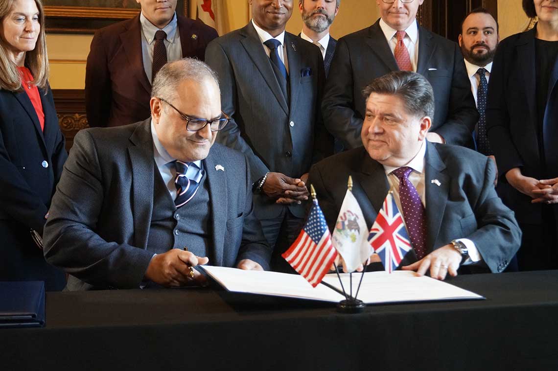Richard Hyde and JB Pritzker